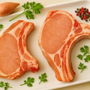 Côte de veau (0,700g / prix au KG : 23,76€)
