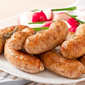 Boudin à la crème et oignons
