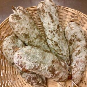 Saucisson pur porc au olives de nyons (250g / Prix au kg : 41,80€)